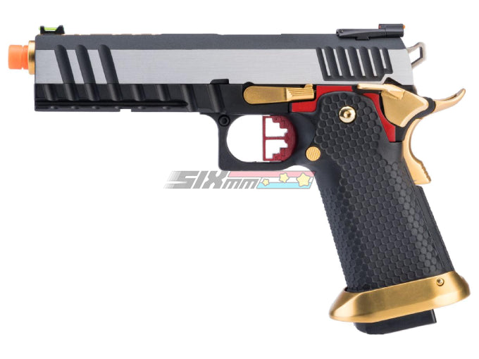 [AW Custom] HX20 Series 'Competitor' Hi-Capa Gas Blowback Pistol[BLKSVGLD]