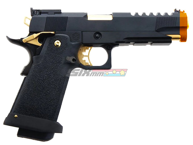 [AW Custom] HX27 Series 5.1 HI CAPA GBB Pistol[BLK W Gold Barrel]