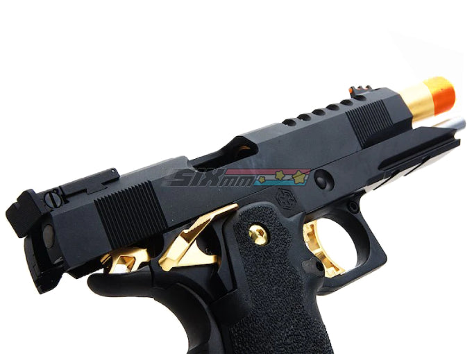 [AW Custom] HX27 Series 5.1 HI CAPA GBB Pistol[BLK W Gold Barrel]