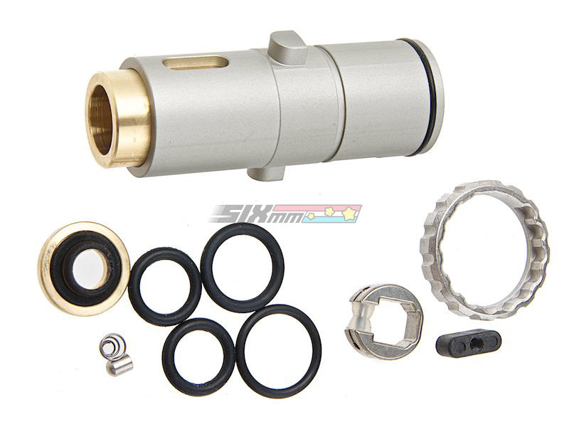 [Alpha Parts] Stainless Steel Anti-Rotation CNC Adjustable Hop Up Chamber Set[For Systema M4 PTW Series]