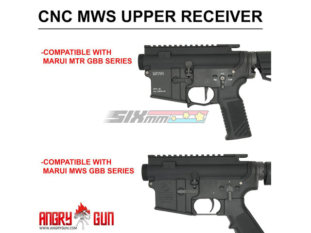 [Angry Gun] CNC MWS Upper Receiver Square [Forge Mark Version]