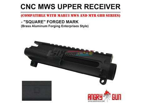 [Angry Gun] CNC MWS Upper Receiver Square [Forge Mark Version]