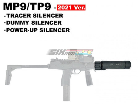 [Angry Gun] Dummy Tracer Suppressor/Silencer[2021 Ver.][For KWA/KSC MP9 GBB Series]
