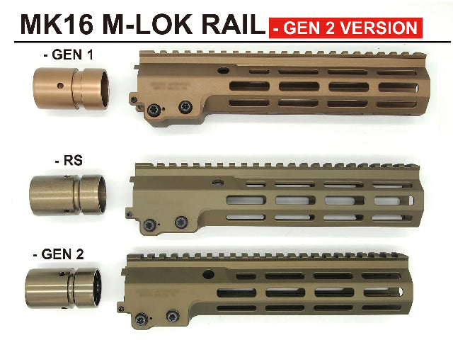 Angry Gun] MK16 URGI M-LOK RAIL 10.5 INCH[Ver. 2][DDC] – SIXmm (6mm)