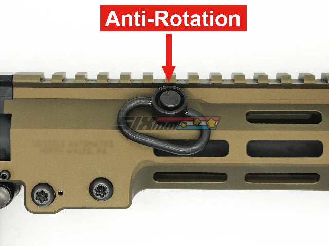 Angry Gun] MK16 URGI M-LOK RAIL 9.3 INCH[Ver. 2][BLK]