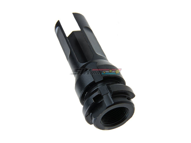 [Angry Gun] Steel DAKM 3 Prong Flash Hider [Type 2][BLK] [-14MM CCW]