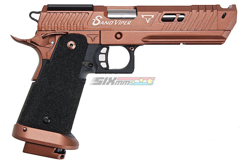 [Army Armament] JW4 TTI Sand Viper Airsoft GBB Pistol W/CNC Slide[Bronze][TTI Licensed]