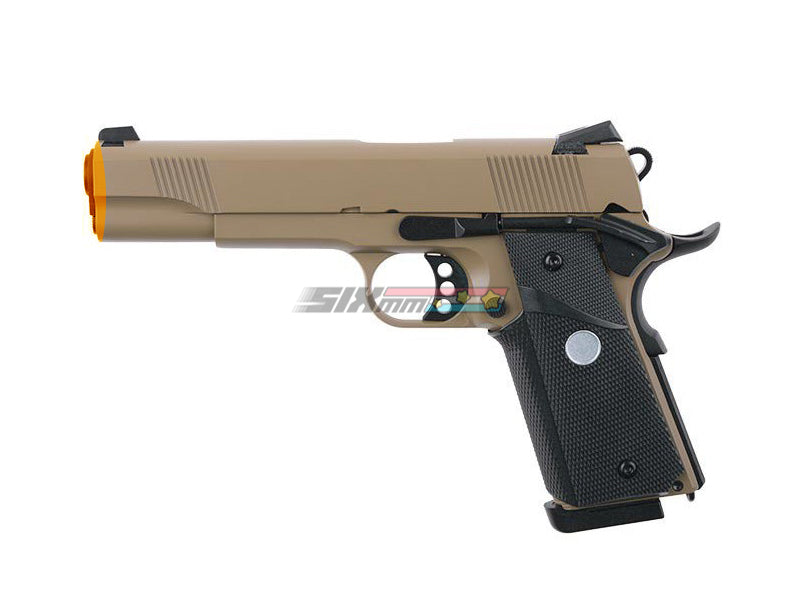 [Army Armament] R27 M1911 MEU Full Metal GBB Pistol[Tan]