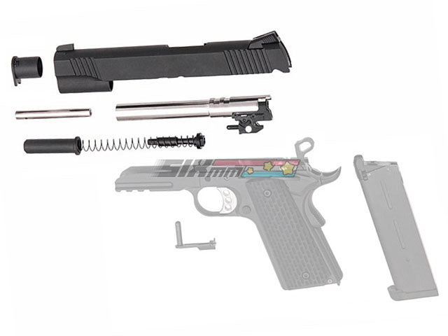 [Army Force] Complete Metal Kimber Slide Set[For Tokyo marui M1911 GBB Series][BLK]