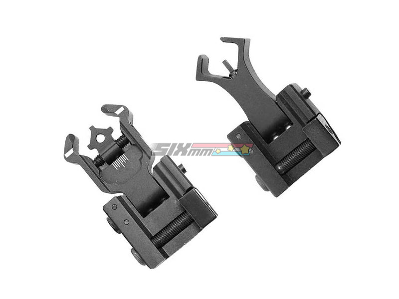 [Army Force] Diamond Head Folding Front & Rear Sight Set[BLK]
