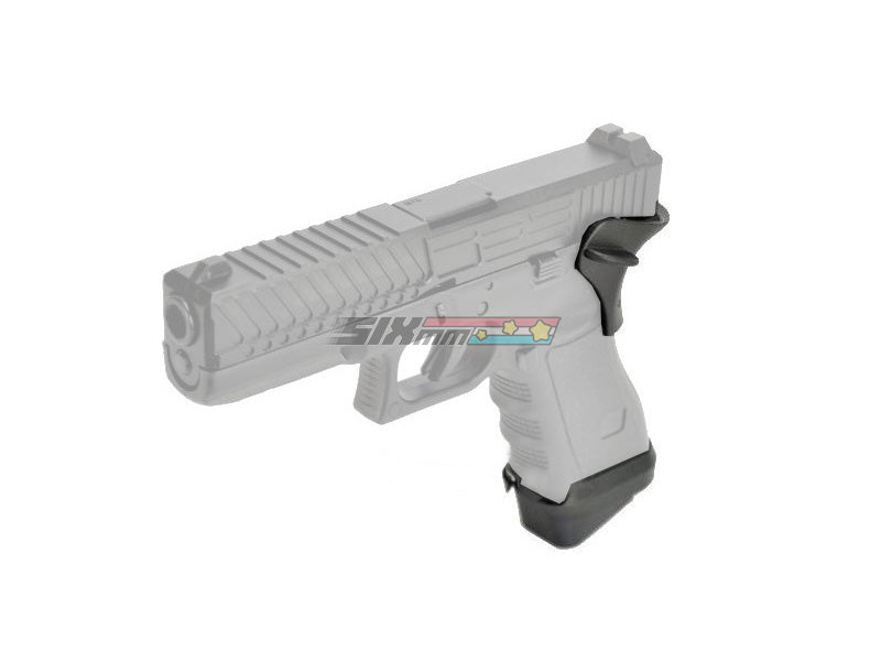 [Army Force] Extended Grip, Magwell & Thick Magazine Base Set[For Tokyo Marui G17 GBB Series][BLK]