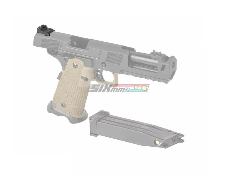 [Army Force] Full Metal Fiber Rear Sight [For Tokyo Marui HI CAPA GBB Series][BLK]