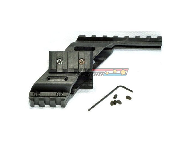 [Army Force] Plastic G17 Rail Mount with Side Rail[For Glock17 GBB Series]