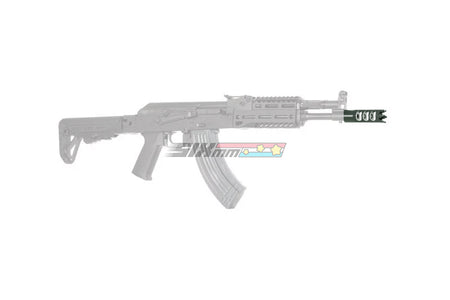 [Army Force] Steel DTK-1  Airsoft Flash Hider[-14mm CCW / +24mm Threaded]
