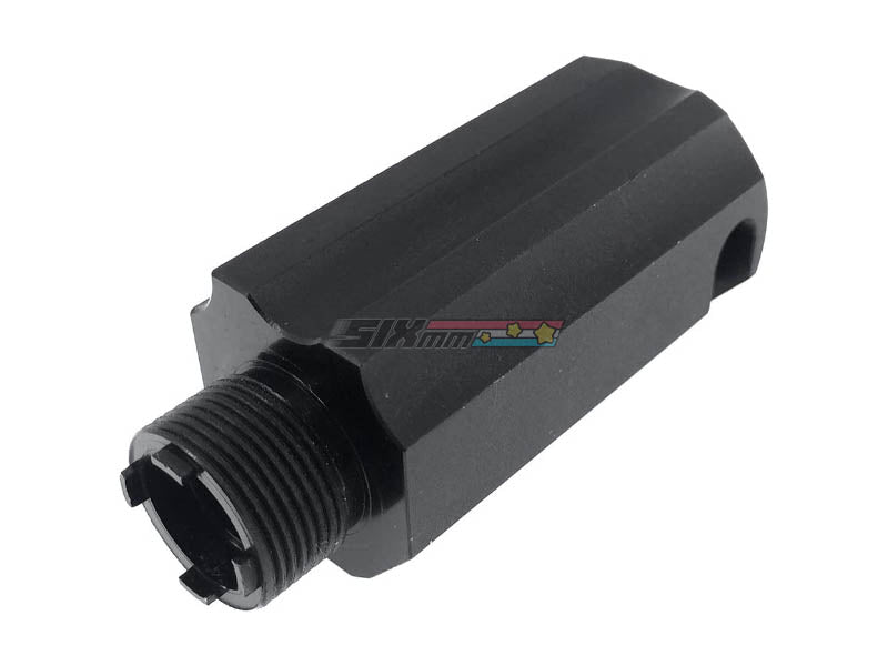 [BELL] Airsoft Aluminium Compensator Flash Hider[For Tokyo Marui HI CAPA GBB Series][BLK]