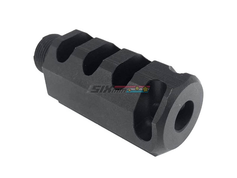 [BELL] Airsoft Aluminium Compensator Flash Hider[For Tokyo Marui HI CAPA GBB Series][BLK]