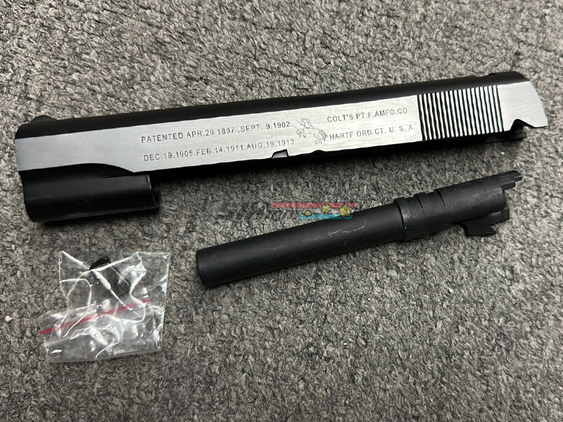 [BELL] M1911 GBB Pistol Metal Slide Set with marking [Type 1]