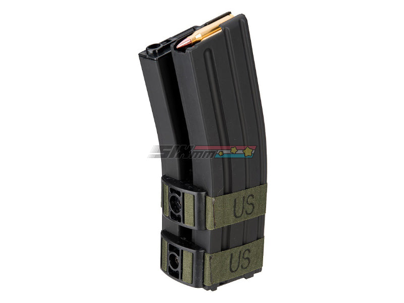 [BattleAxe] Electric-wind Double Magazine[For M4/M16][1200rds][Sound Control]