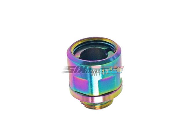  [COWCOW Technology] A01 Stainless Steel Silencer Adapter[11mm CW to 14mm CCW][Rainbow]