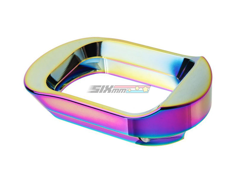 [COWCOW Technology] Aluminum CNC High Heel Magwell[For Tokyo Marui HI CAPA GBB Series][Rainbow]
