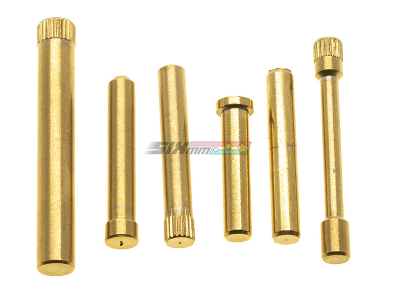 [COWCOW Technology] SS Stainless Steel Pin Set[For Action Army AAP-01 GBB Series][GLD]