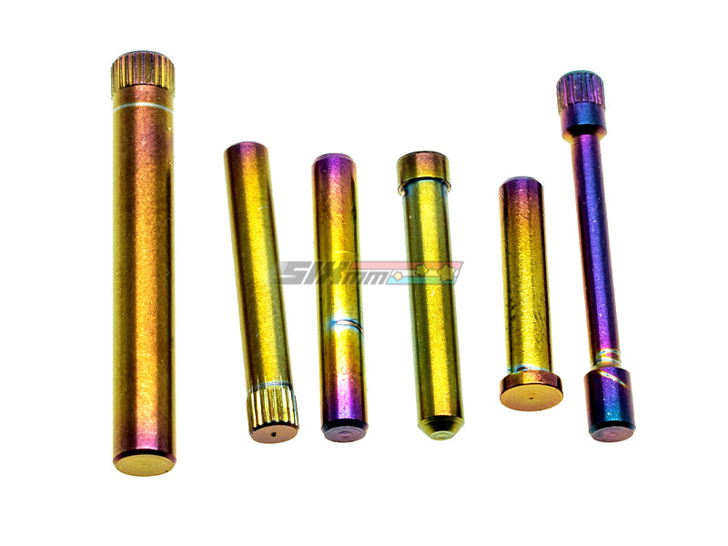 [COWCOW Technology] SS Stainless Steel Pin Set[For Action Army AAP-01 GBB Series][Rainbow]