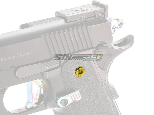 [COWCOW Technology] Stainless Steel Grip Screw Set[For Tokyo Marui HI CAPA GBB Series][GLD]