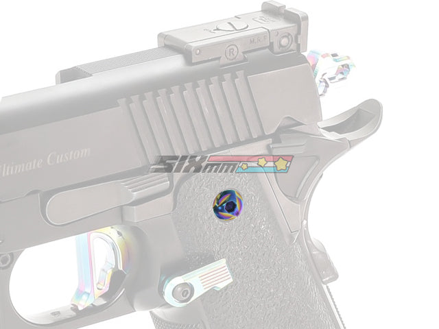 [COWCOW Technology] Stainless Steel Grip Screw Set[For Tokyo Marui HI CAPA GBB Series][Rainbow]