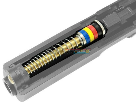 [COWCOW Technology] Stainless Steel Guide Rod Set for Tokyo Marui Model 19 GBB Pistol[BLK]