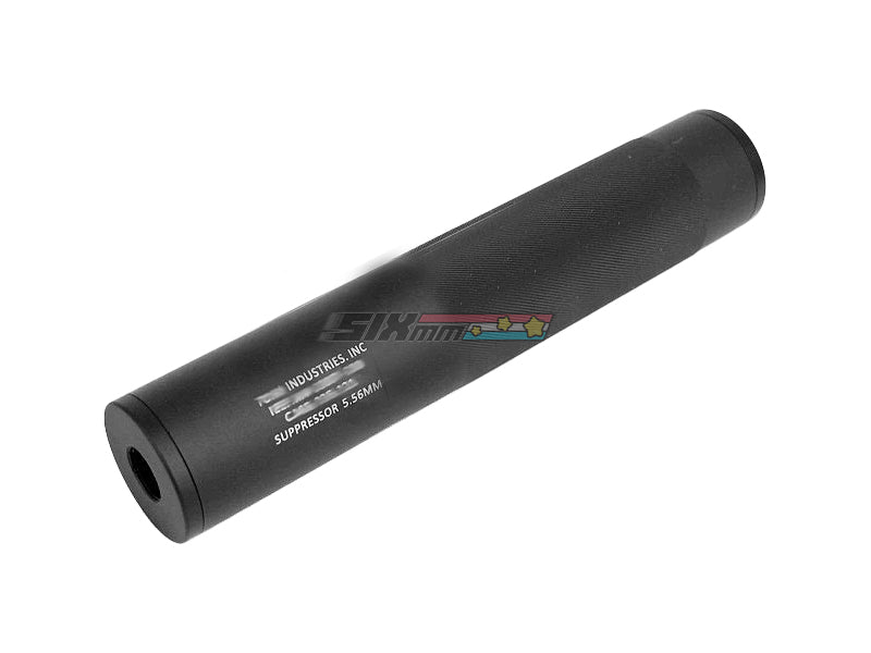 CYMA] 190mm 5.56 Suppressor Silencer Black 14mm CW & CCW – SIXmm (6mm)