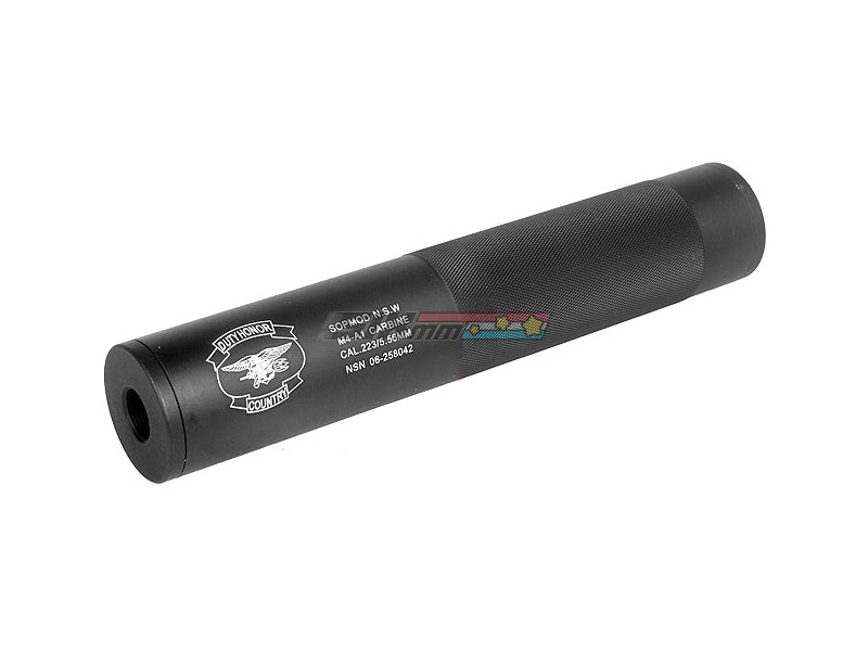 [CYMA] 195mm SOPMOD Silencer Black 14mm CW & CCW