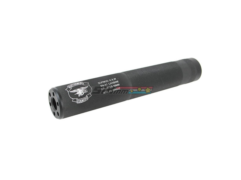 [CYMA] 195mm x30mm SOPMOD Silencer Black[-14mm CCW]