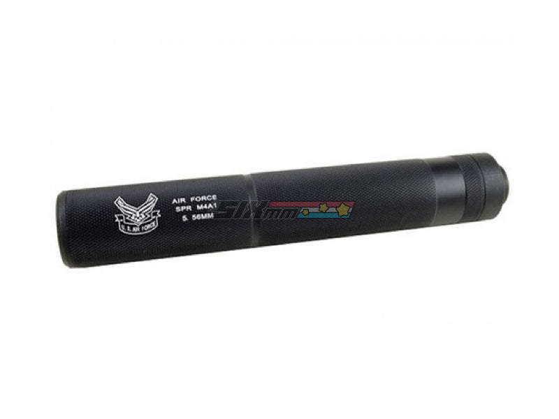 [CYMA] 195mm x 30mm US Air Force Silencer Black 14mm CCW