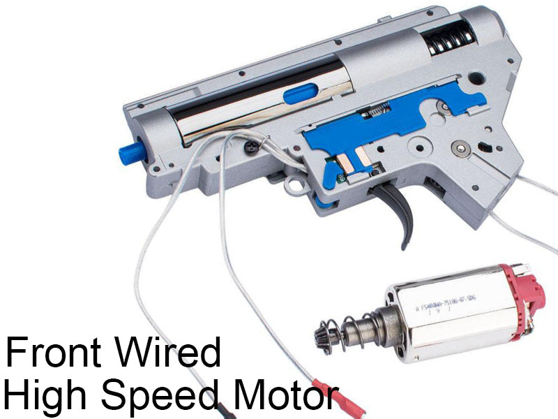 [CYMA] Full Complete QD Gearbox W/ High Speed Motor[Ver.2][For Tokyo Marui M4 AEG Series][Front Wired]