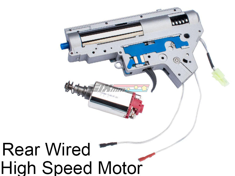 [CYMA] Full Complete QD Gearbox W/ High Speed Motor[Ver.2][For Tokyo Marui M4 AEG Series][Rear Wired]
