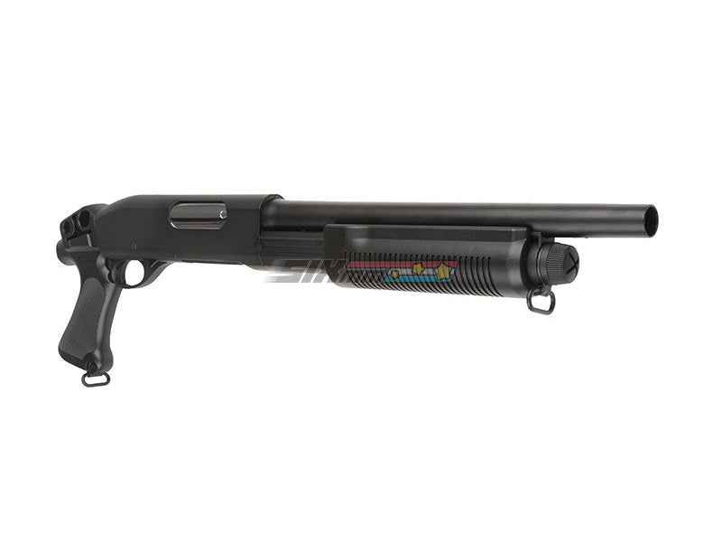 その他 m870 CYMA] Full Metal M870 Pump Action Airsoft Shotgun – SIXmm (6mm)