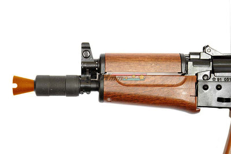 [BELL] Full Steel RK01 AKS74U AEG Rifle[Genuine Wood Handgrip]
