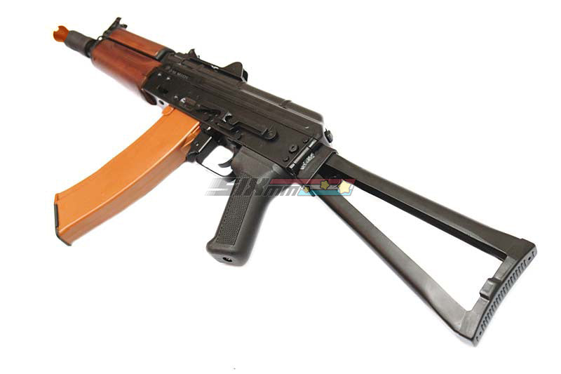 [BELL] Full Steel RK01 AKS74U AEG Rifle[Genuine Wood Handgrip]