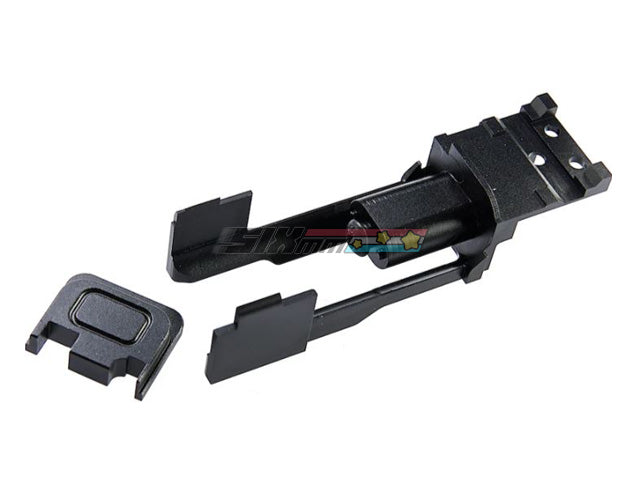 [Dynamic Precision] Enhanced Bolt for Umarex (VFC) G17 GBB Pistol with Back Plate [Type B] [BLK]