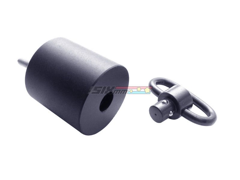 [Dytac] M4 Receiver Extension W/ Quick Detach Sling Swivel[BLK]