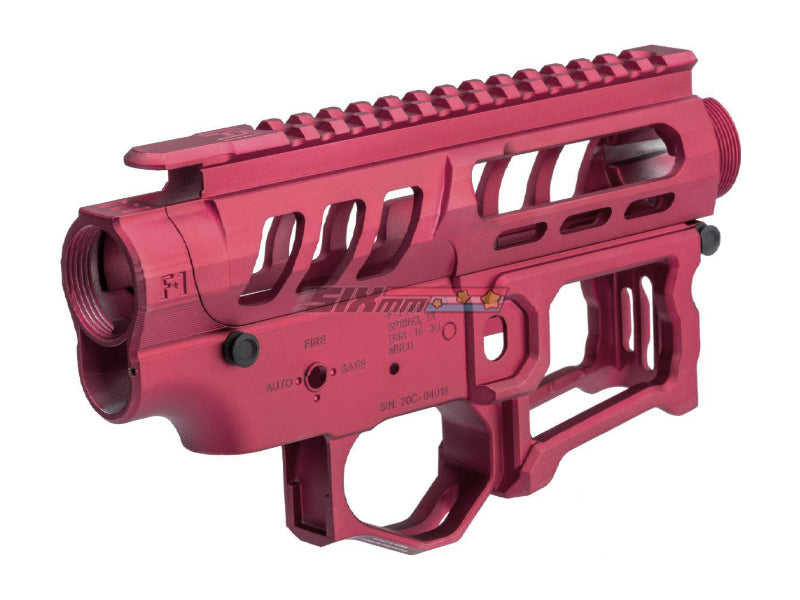 [EMG] APS F-1 Firearms Officially Licensed UDR-15-3G Full Metal M4 Receiver Set[Red]