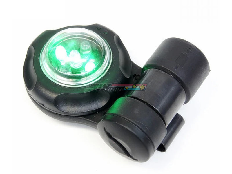 [Element] Green & IR LED VIP Safety Signal Strobe Light Seals Ver[BLK]