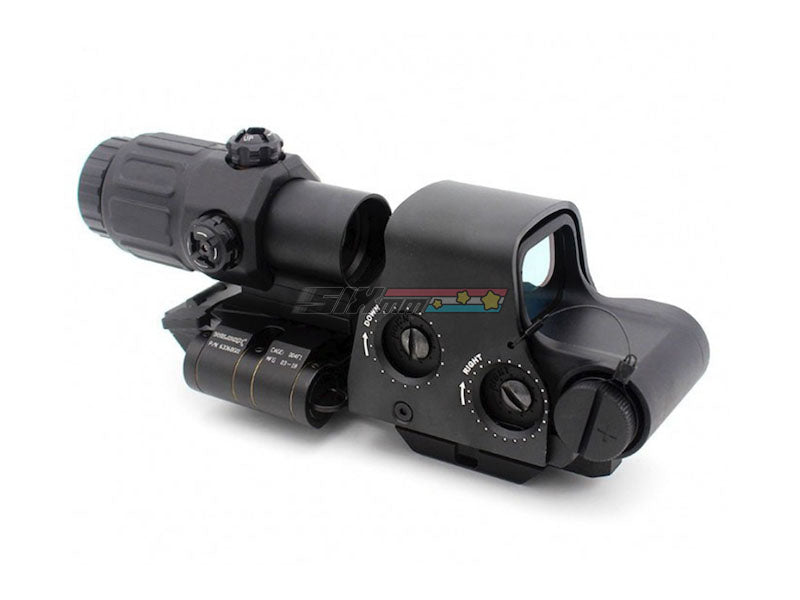 [Evolution Gear] XPS3 Red Dot Sight + G33 3x Magnifier with Side Flip Mount Sets[BLK]