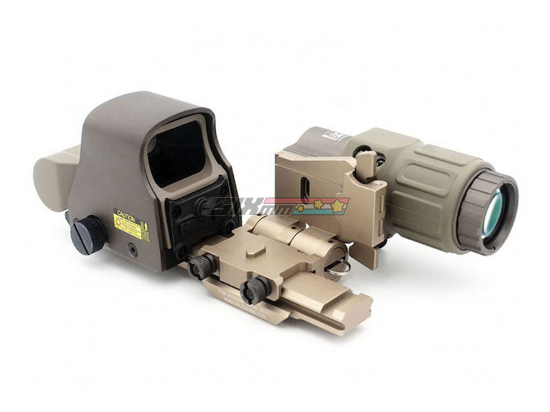 [Evolution Gear] XPS3 Red Dot Sight + G33 3x Magnifier with Side Flip Mount Sets[DE]