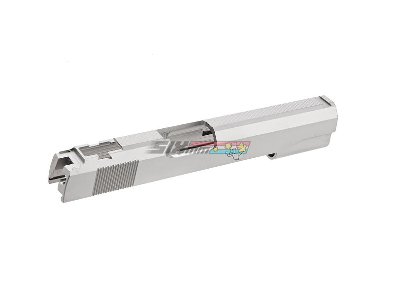 [Guarder] Tokyo Marui Hi Capa 5.1 Slide w/Light Weight Nozzle Housing [Stainless CNC, STI Custom][Silver]