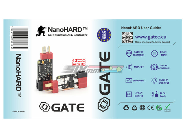 [GATE] NanoHard Multifunction Programmable AEG Controller[fit 7.4v, 11.1v & 14.8v Battery]