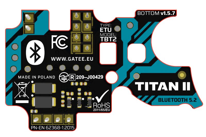 [GATE] TITAN II Bluetooth[For Tokyo Marui M4 V2 Gearbox][Ver.2][Rear Wired]