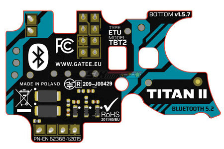 [GATE] TITAN II Bluetooth for Ver.2 GearBox [HPA Rear Wired]
