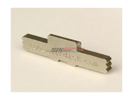 [Guns Modify] Extended Slide Lock with Marking [For Tokyo Marui 17/18/26/26 advance] [Silver]