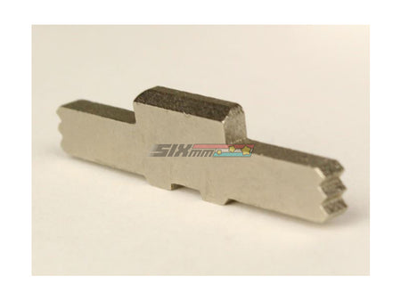 [Guns Modify] Extended Slide Lock with Marking [For Tokyo Marui 17/18/26/26 advance] [Silver]